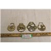Image 1 : (4) Brass Bridle Horseware