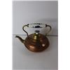 Image 3 : Copper Tea Kettle With Delft Porcelain Handle