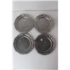 Image 3 : Crown Castle USA Pewter Dishes - (4) Dessert Plate, (4) Dinner Plates, (3) Mugs