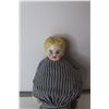 Image 3 : Antique German Doll - Bisque Hands, Head, and Legs - Straw Filled