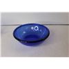 Image 2 : (2) Cobalt Glass Bowls, Cobalt Glass Sugar Bowl