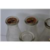 Image 2 : (6) Vintage Milk Bottles (8" tall)