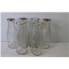 Image 3 : (6) Vintage Milk Bottles (8" tall)