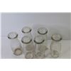 Image 2 : (6) Vintage Milk Bottles (6 1/4" tall)