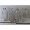 Image 1 : (4) Vintage Milk Bottles (10 1/4")