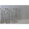 Image 2 : (4) Vintage Milk Bottles (10 1/4")
