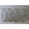 Image 3 : (4) Vintage Milk Bottles (10 1/4")