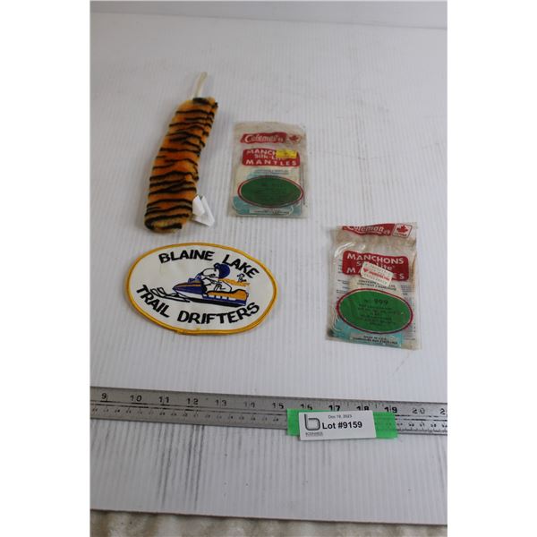 Blaine Lake Snowmobilers Patch with Coleman Mantles, Tiger Tail Esso