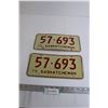 Image 1 : Pair of Saskatchewan 1975 License Plates