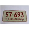 Image 2 : Pair of Saskatchewan 1975 License Plates