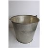 Image 4 : Vintage Milk Pail, (2) Vintage Pots with Handles