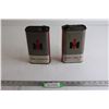 Image 1 : (2x Bid Price) (2) International Harvester McCormick - Deering Oil 1-Imperial Quart Tins