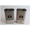 Image 4 : (2x Bid Price) (2) International Harvester McCormick - Deering Oil 1-Imperial Quart Tins