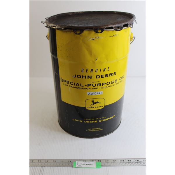 1960s Genuine John Deere Type 303 Special Purpose Oil Pail