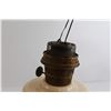 Image 2 : Milk Glass Aladdin Lincoln Drape Kerosene Lamp Base