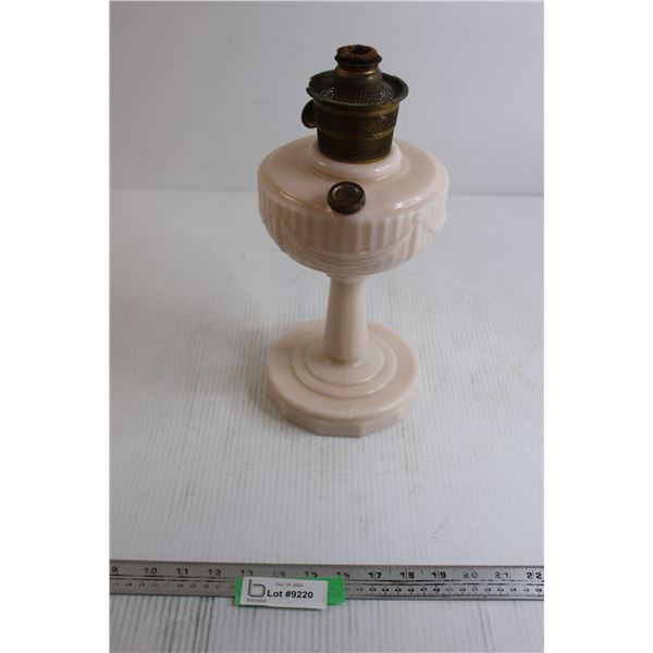 Milk Glass Aladdin Lincoln Drape Kerosene Lamp Base