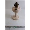 Image 1 : Milk Glass Aladdin Lincoln Drape Kerosene Lamp Base