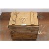 Image 1 : * Wooden Crate with Handles - 16" x 17" x 12" Tall