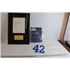 Image 1 : Framed Jackie Robinson Check - 15 3/4" x 23", 42 Sign - 12" Diameter w/ Certificate of Authenticity