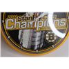 Image 3 : Boston Bruins 2011 Stanley Cup Clock - 12 3/4" Diameter