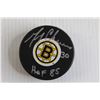 Image 2 : Gerry Cheevers Signed Hockey Puck w/ Certificate of Authenticity