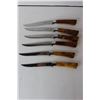 Image 2 : Mid-Century Set of (6) Steak Knives - Town & Country