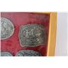 Image 3 : National Finals Rodeo Belt Buckles - Hesston - 1983, 84, 85, & 90