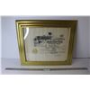 Image 1 : Framed Grand Lodge Masons 1934 Authentic Certificate