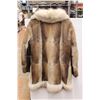 Image 2 : * Muskrat Coat With Wolf Collar & Bottom