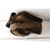 Image 4 : * Brown Mouton Fur Coat With Mink Collar