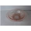 Image 2 : Pink Depression Glass Bowl, Glass Squash Art Glass