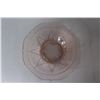 Image 3 : Pink Depression Glass Bowl, Glass Squash Art Glass