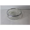 Image 2 : Fancy Glass Bowl, Crystal Cream & Sugar Set With Tray