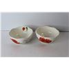 Image 2 : (2) Red Poppy Bowls, Oriental Themed Bottles, Christmas Ornaments, Collector Spoons