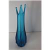 Image 2 : Vintage Blue Art Glass Vase