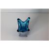 Image 4 : Vintage Blue Art Glass Vase