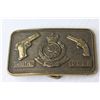 Image 3 : Vintage Royal Hong Kong Police Belt Buckle (solid brass)
