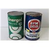Image 6 : BP Energol Heavy Duty Motor Oil (full tin) - Rpm Delco Special Lubricating Oil (dented - full tin)