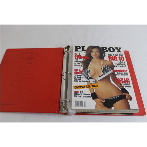 (6) 2003 Playboy Magazines - July-December