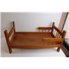 Image 5 : Handmade Doll Bed with Doll - 25" L x 14" W