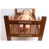 Image 6 : Handmade Doll Bed with Doll - 25" L x 14" W