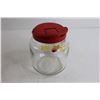 Image 3 : Red Rose Sun Tea Glass Container