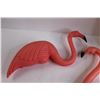 Image 2 : (2) Vintage Pink Flamingo Yard Ornaments
