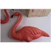 Image 3 : (2) Vintage Pink Flamingo Yard Ornaments
