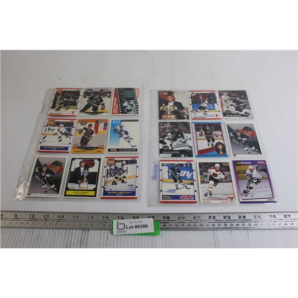 (18) Wayne Gretzky Cards 1989-91