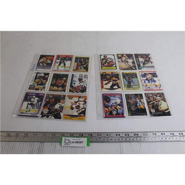 (18) Mario Lemieux Cards 1987-91