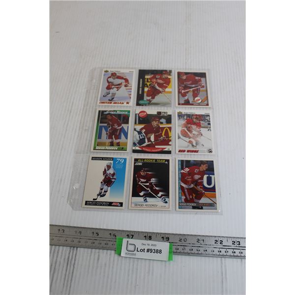 (9) Sergei Fedorov Cards