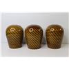 Image 5 : (3) Cased Art Glass Lamp Shades