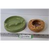 Image 1 : (2) Vintage Ceramic Ashtrays - Beck's Beer Advertising Ashtray Made in Germany