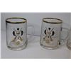 Image 2 : (4) Vintage Curling Beer Glasses